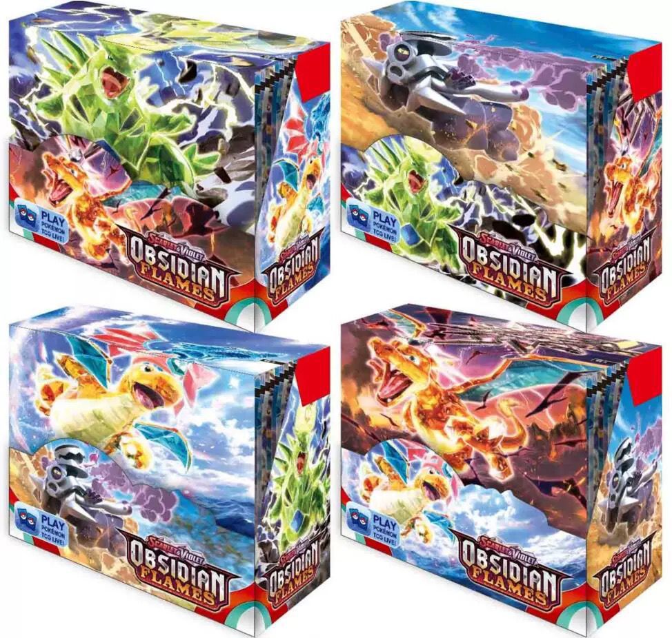 Pokemon Obsidian Flames Trading Cards - 360 Cards - English Edition
