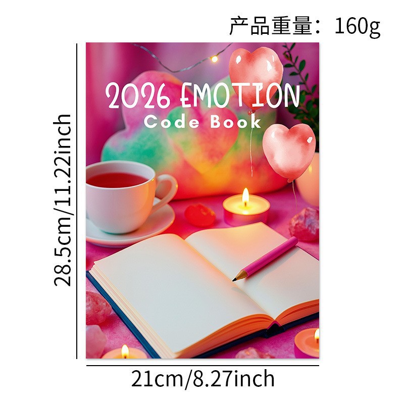 Assorted Guided Planners, Journals and Wellness Workbooks – 74 Options – 2026 Couples Emotion Code Book