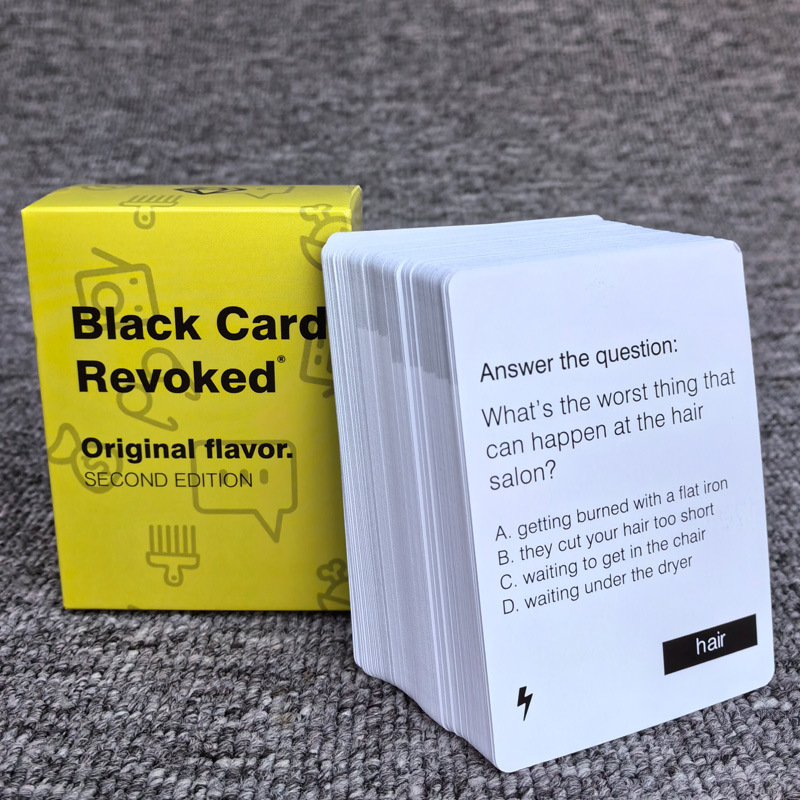 Black Card Revoked Original Flavor - Second Edition, Yellow Box