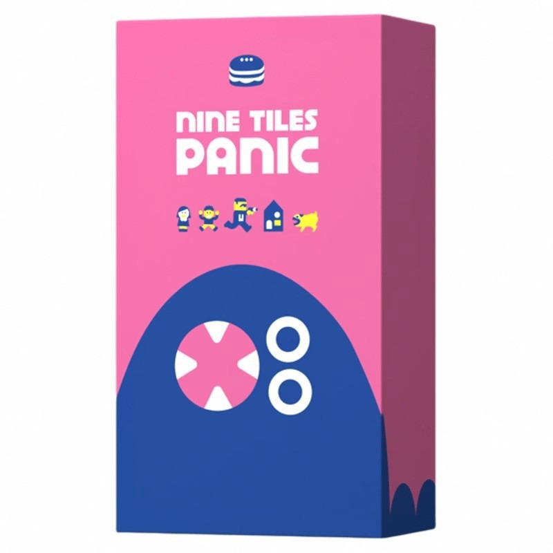 Nine Tiles Panic Board Game - Chinese and English Edition