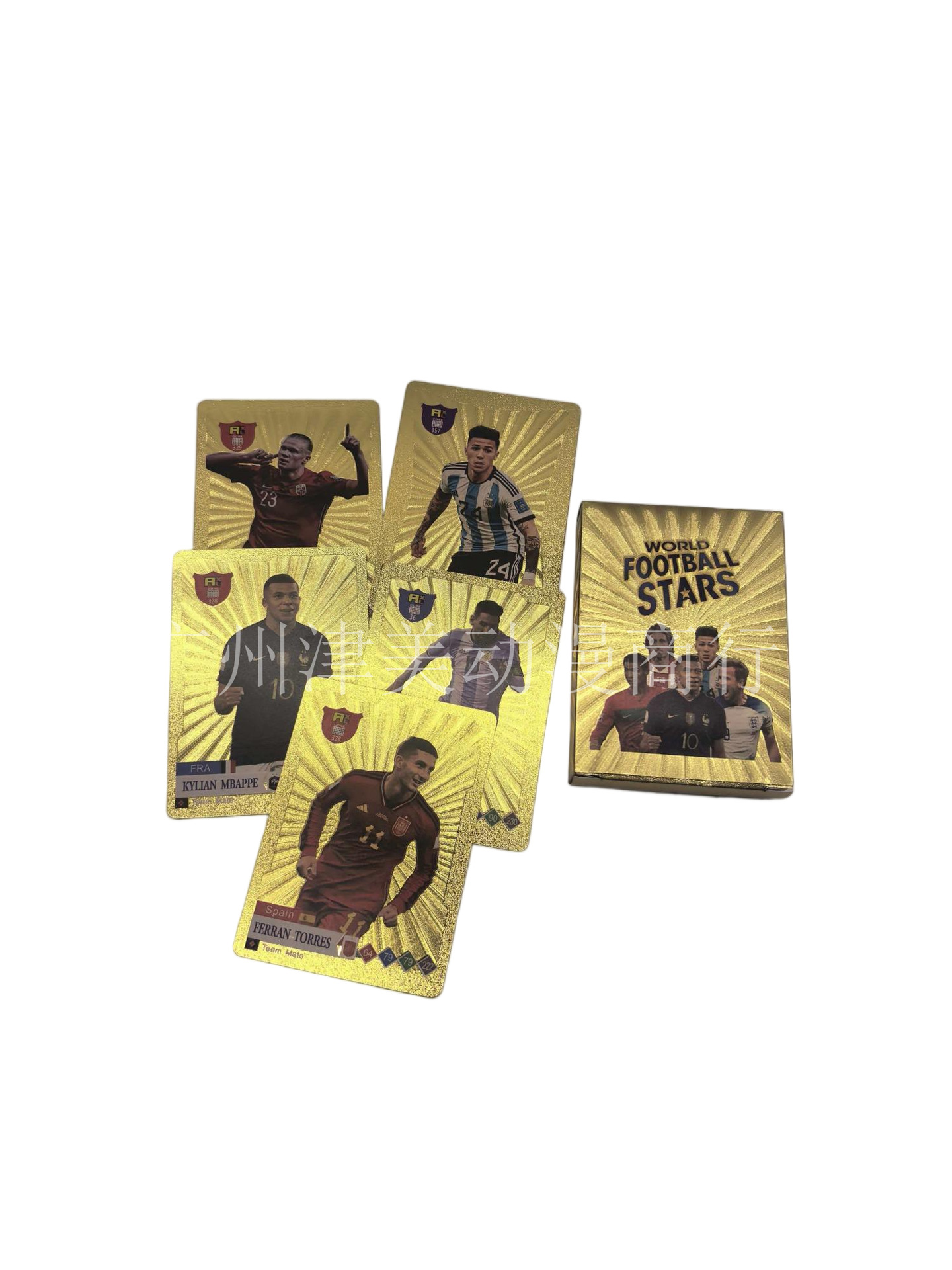 Football Star Collectible Cards - A Version Gold - 55 Cards
