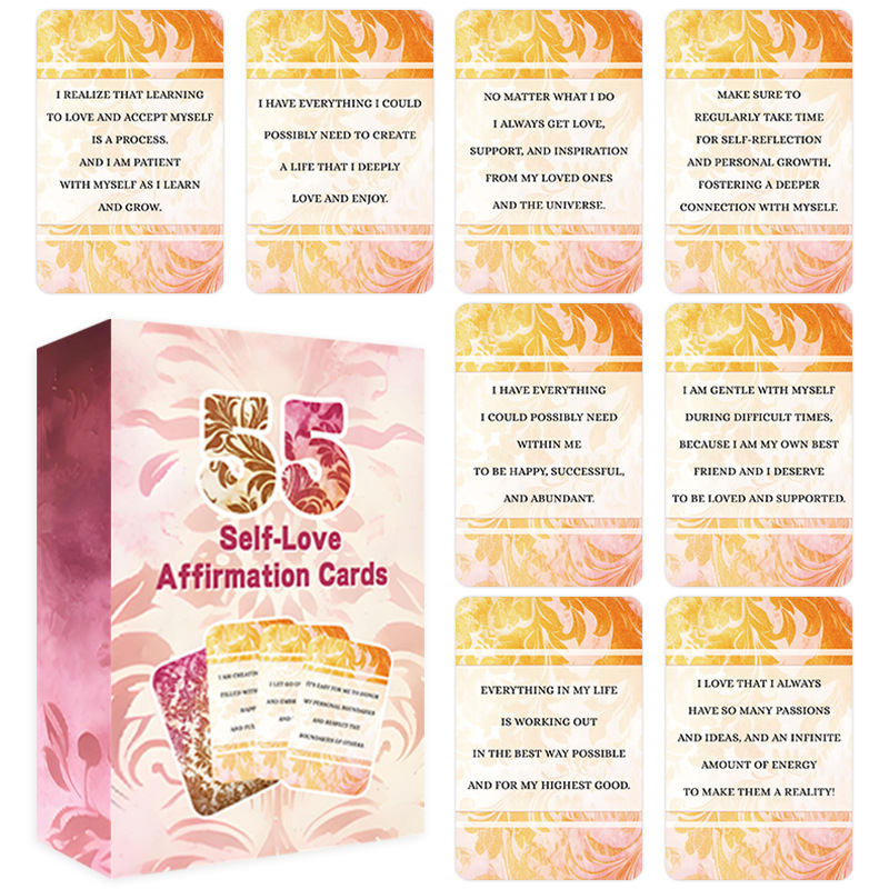 Activity, Wellness and Educational Card Decks – 13 Options – 55 Self-Affirmation Cards