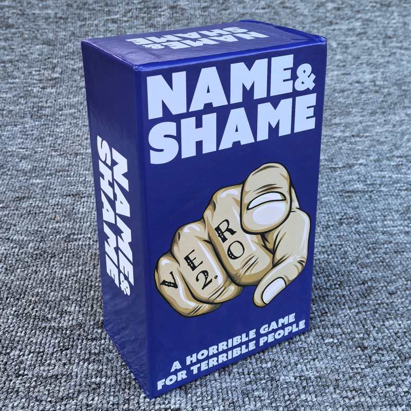 Name and Shame Party Card Game