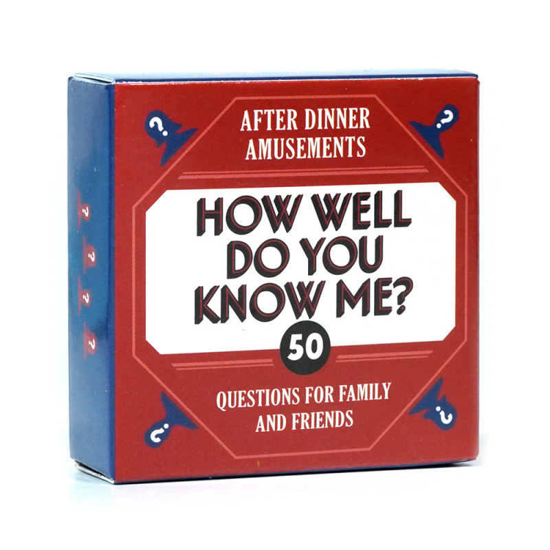 How Well Do You Know Me? After Dinner Amusements Card Game product view 2