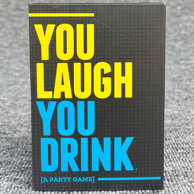 You Laugh You Drink Party Card Game