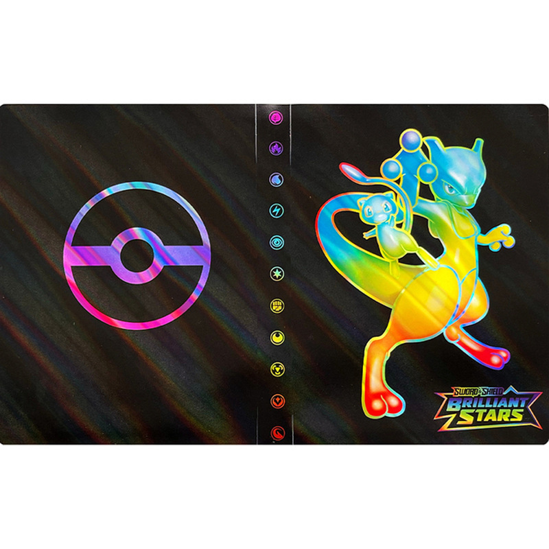 Pokemon - Trading Card Binder - 4-Pocket - Holographic - Design Y-20