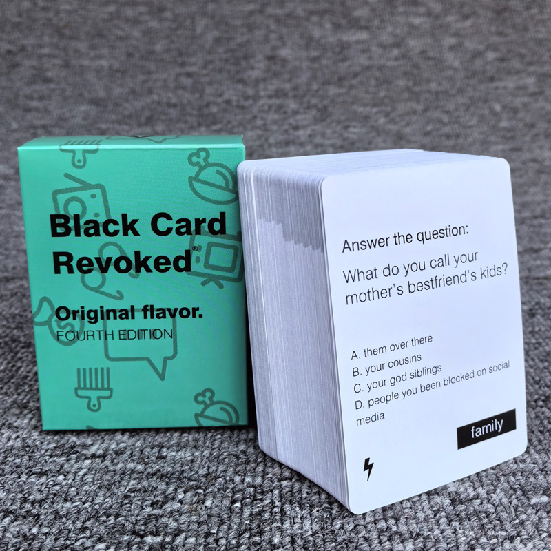 Black Card Revoked Original Flavor - Fourth Edition, Blue Box