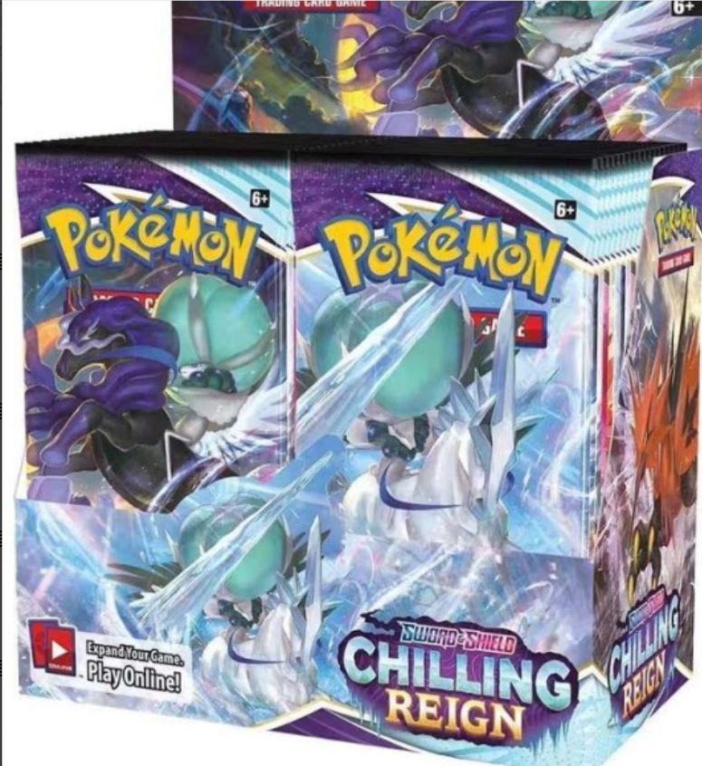 Pokemon Chilling Reign Trading Cards - 360 Cards - English Edition