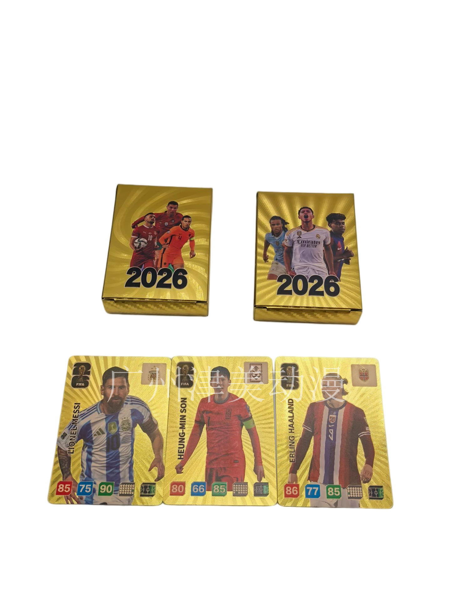 Football Star Collectible Cards - 2026 - C Version Gold - 55 Cards