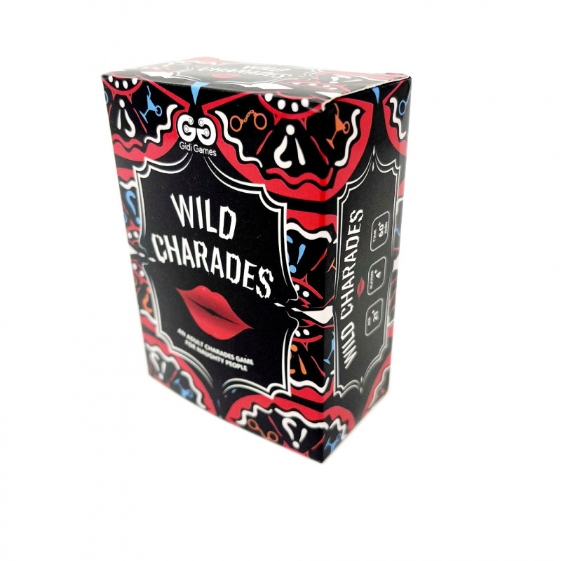 Wild Charades 100-Card Adult Party Game