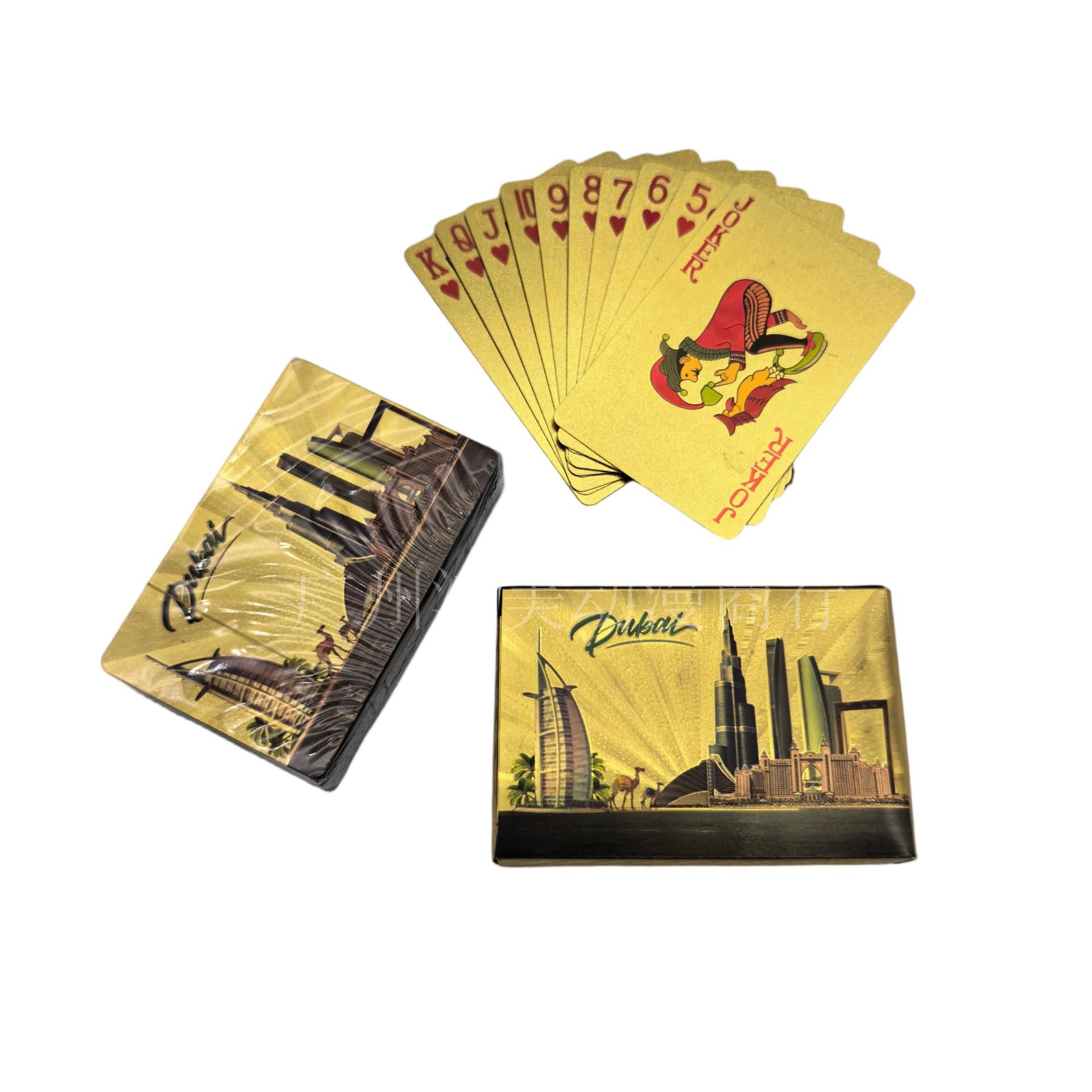 Dubai Gold Foil Playing Cards