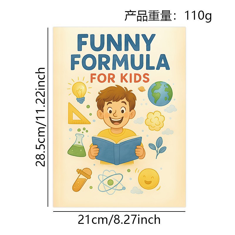Assorted Guided Planners, Journals and Wellness Workbooks – 74 Options – Funny Formulas for Kids