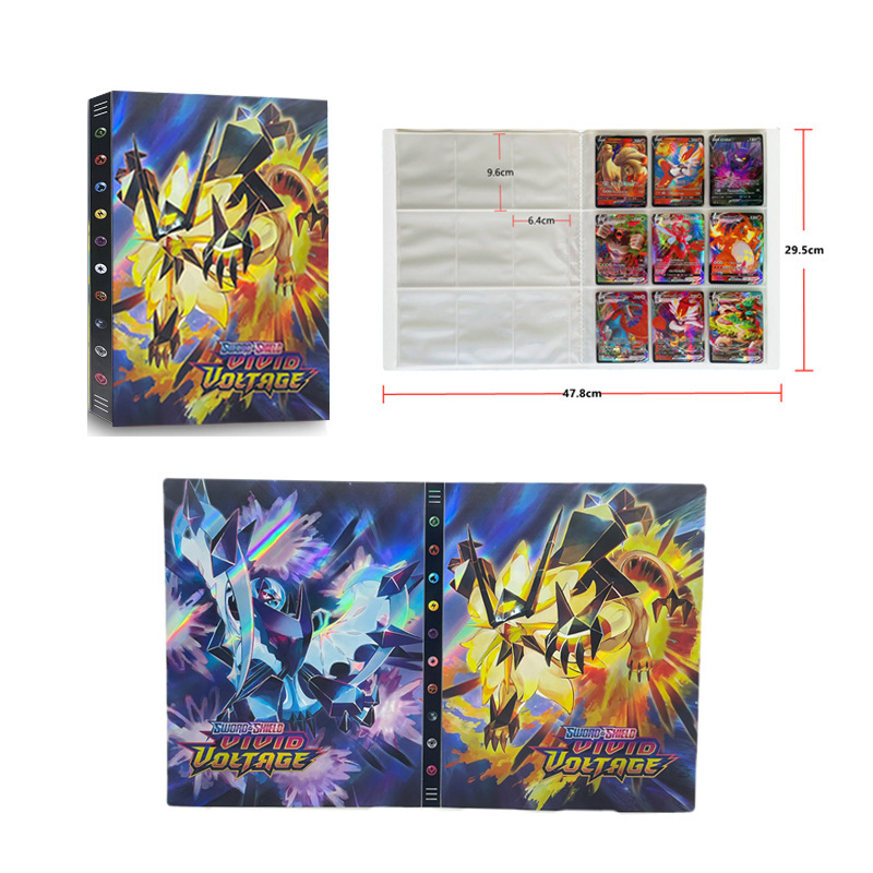 Pokemon - Trading Card Binder - 9-Pocket - Holographic - Design 9-39