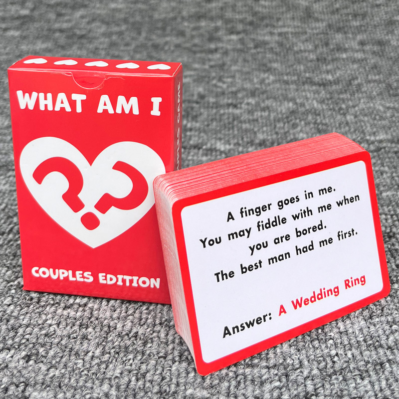What Am I? Couples Edition Card Game