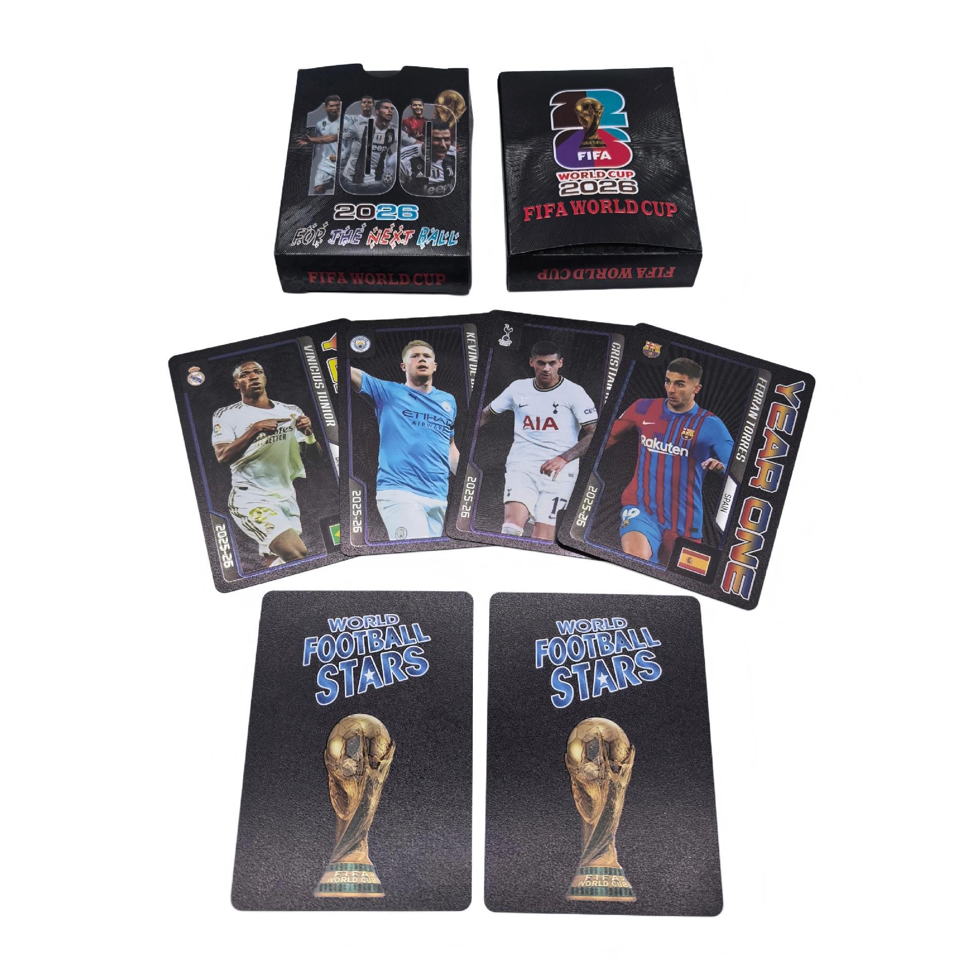 Football Star Collectible Cards - 2026 - A Version Black - 55 Cards