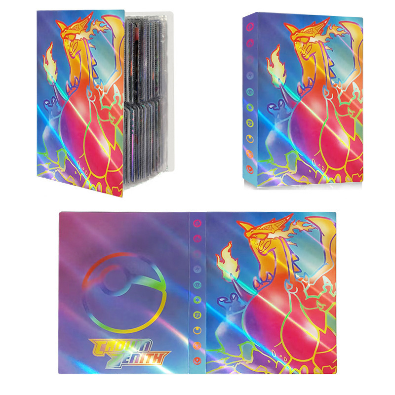 Pokemon - Trading Card Binder - 4-Pocket - Holographic - Design Y-24