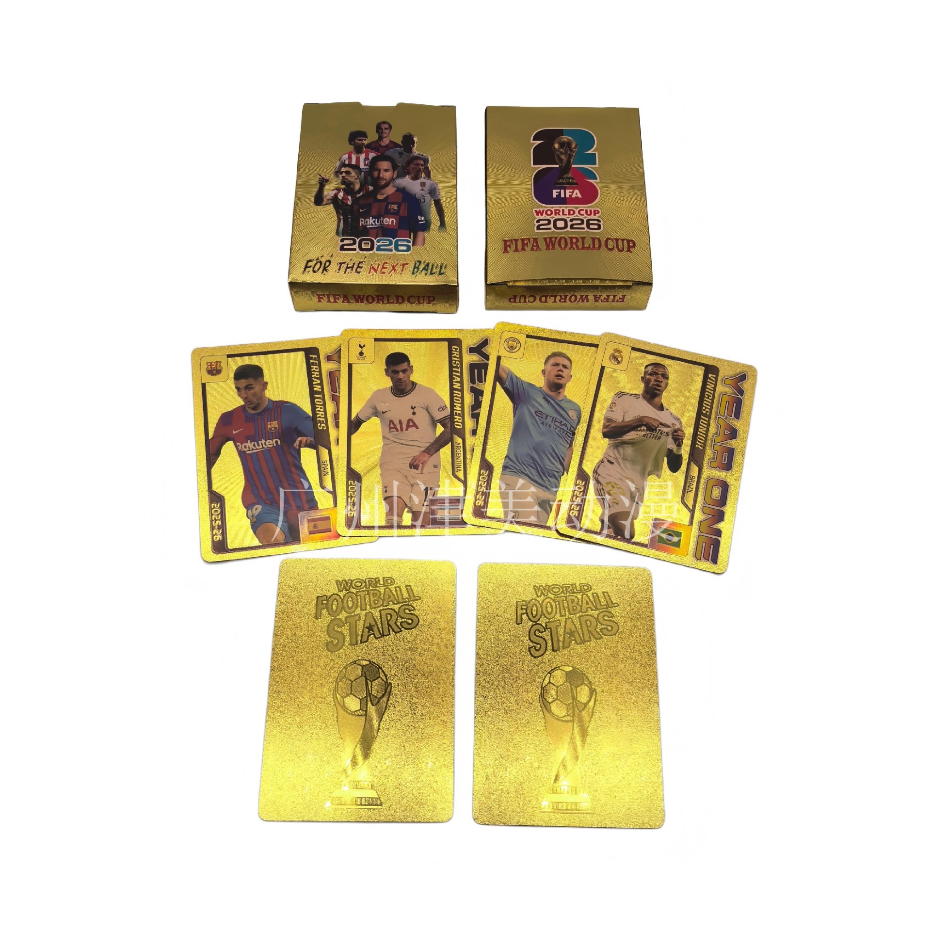 Football Star Collectible Cards - 2026 - A Version Gold - English Edition