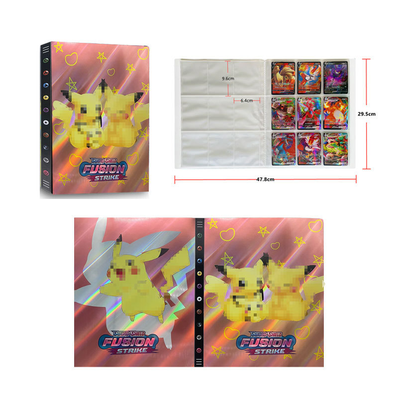 Pokemon - Trading Card Binder - 9-Pocket - Holographic - Design 9-36