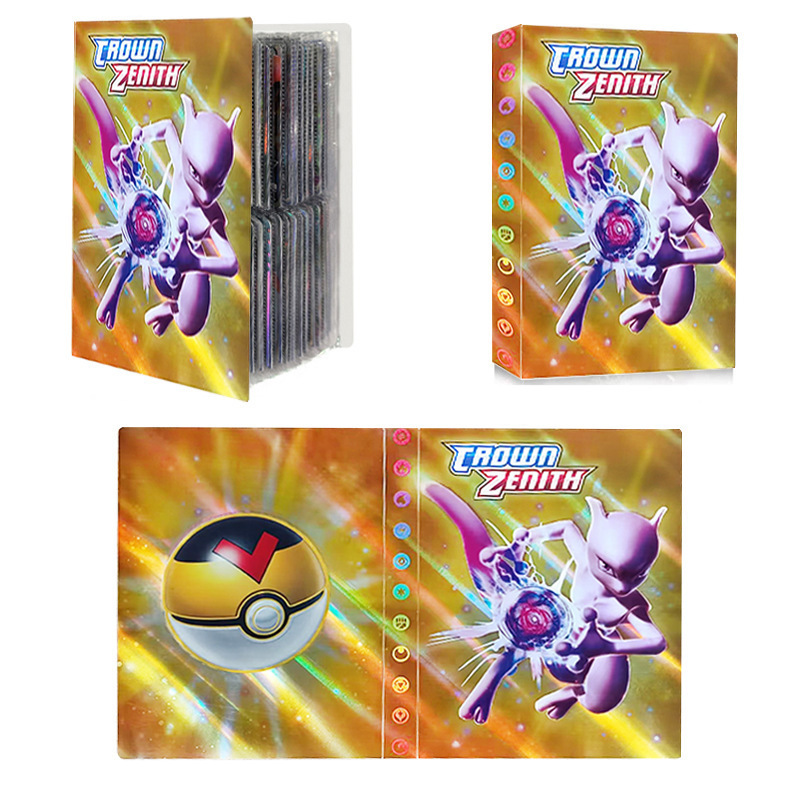 Pokemon - Trading Card Binder - 4-Pocket - Holographic - Design Y-28