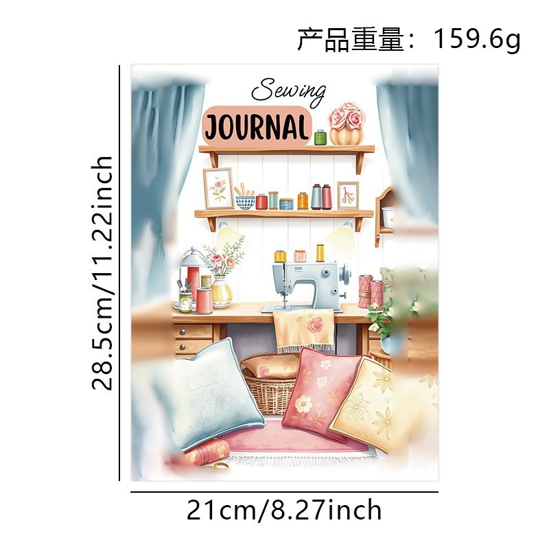 Assorted Guided Planners, Journals and Wellness Workbooks – 74 Options – Sewing Journal