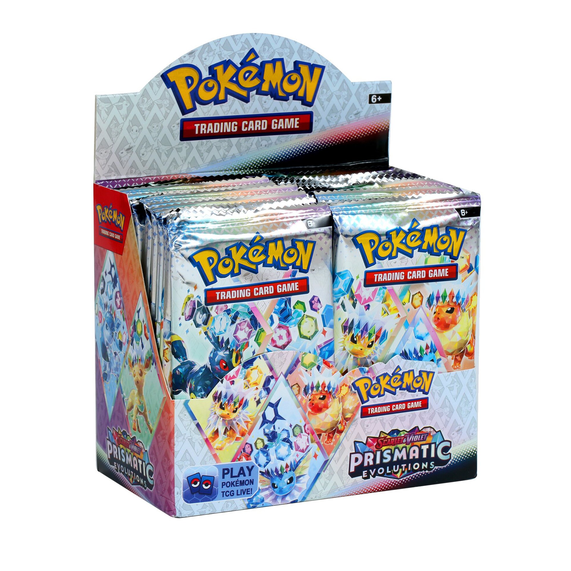 Pokemon Prismatic Evolutions Trading Cards - 360 Cards - English Edition