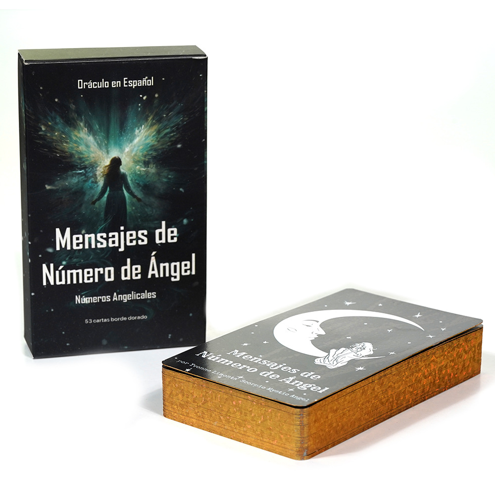 Angel Number Messages Oracle Cards - Spanish Edition