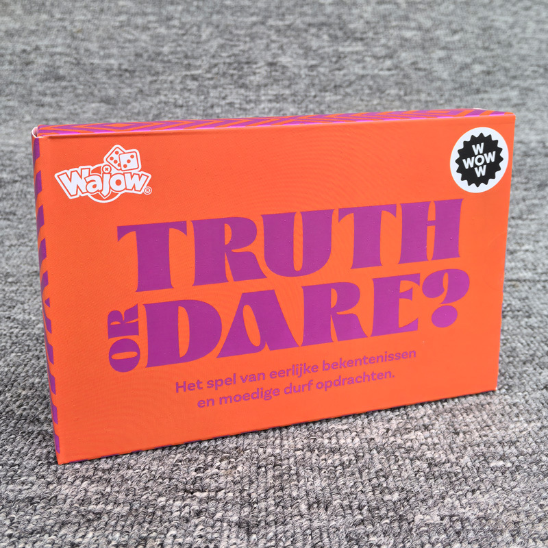 Truth or Dare? Party Card Game - Large Orange Box