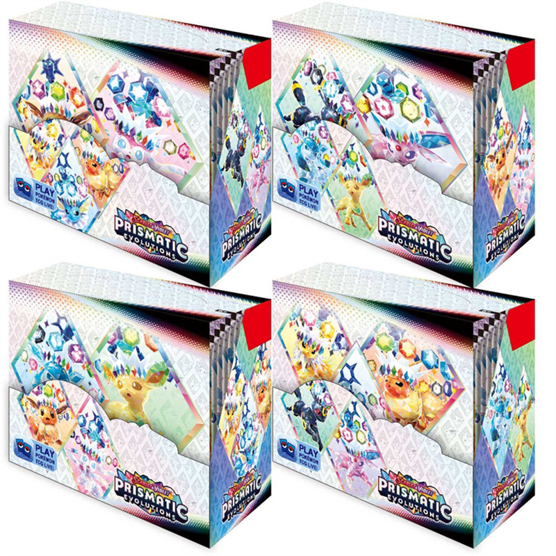Pokemon Prismatic Evolutions Trading Cards - 360 Cards - English Edition