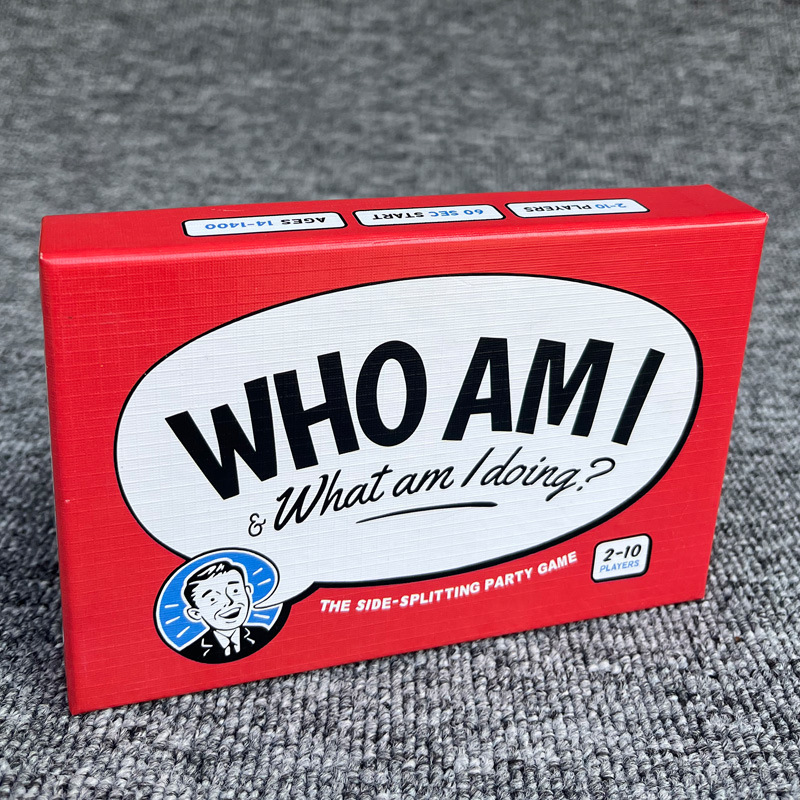 Who Am I? What Am I Doing? Party Card Game
