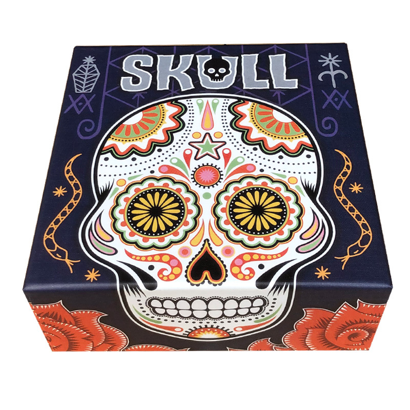 Skull Bluffing Party Game - Dark Box