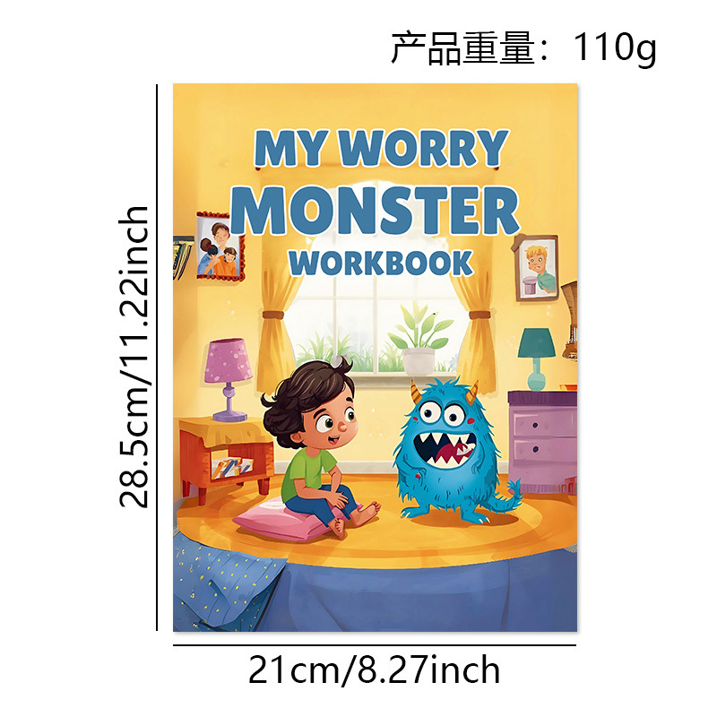Kids' Learning and Wellness Workbooks – 6 Options – My Worry Monster Workbook