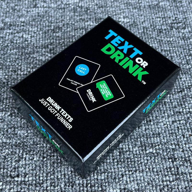Text or Drink Party Card Game