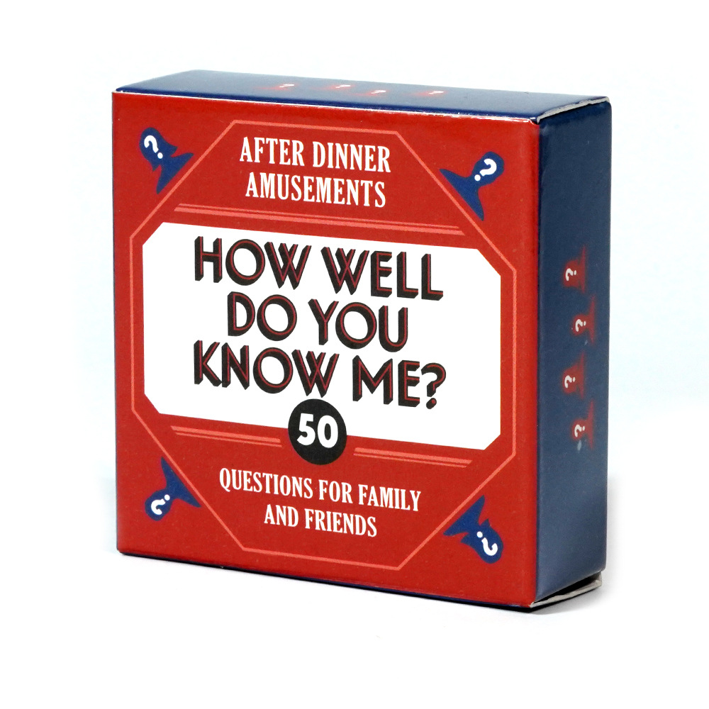 How Well Do You Know Me? After Dinner Amusements Card Game product view 4