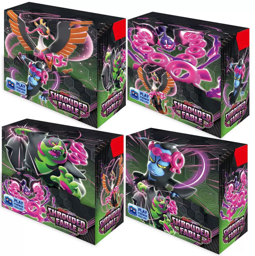 Pokemon Shrouded Fable Trading Cards - 360 Cards - English Edition