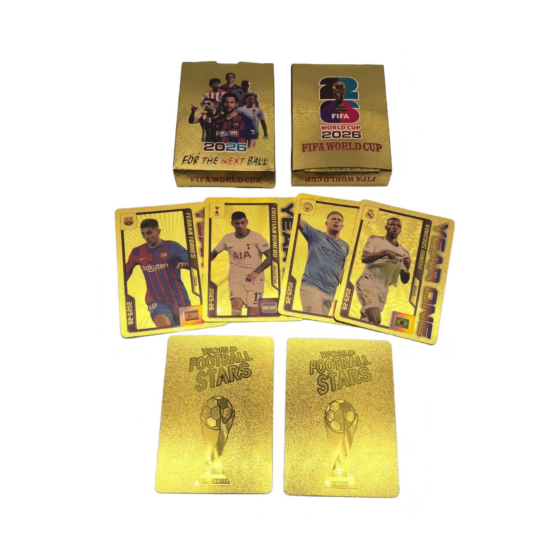 Football Star Collectible Cards - 2026 - A Version Gold - 55 Cards