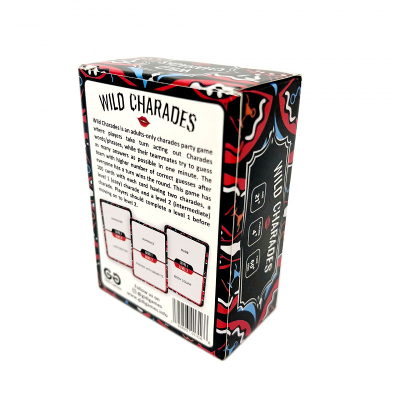 Wild Charades 100-Card Adult Party Game product view 2