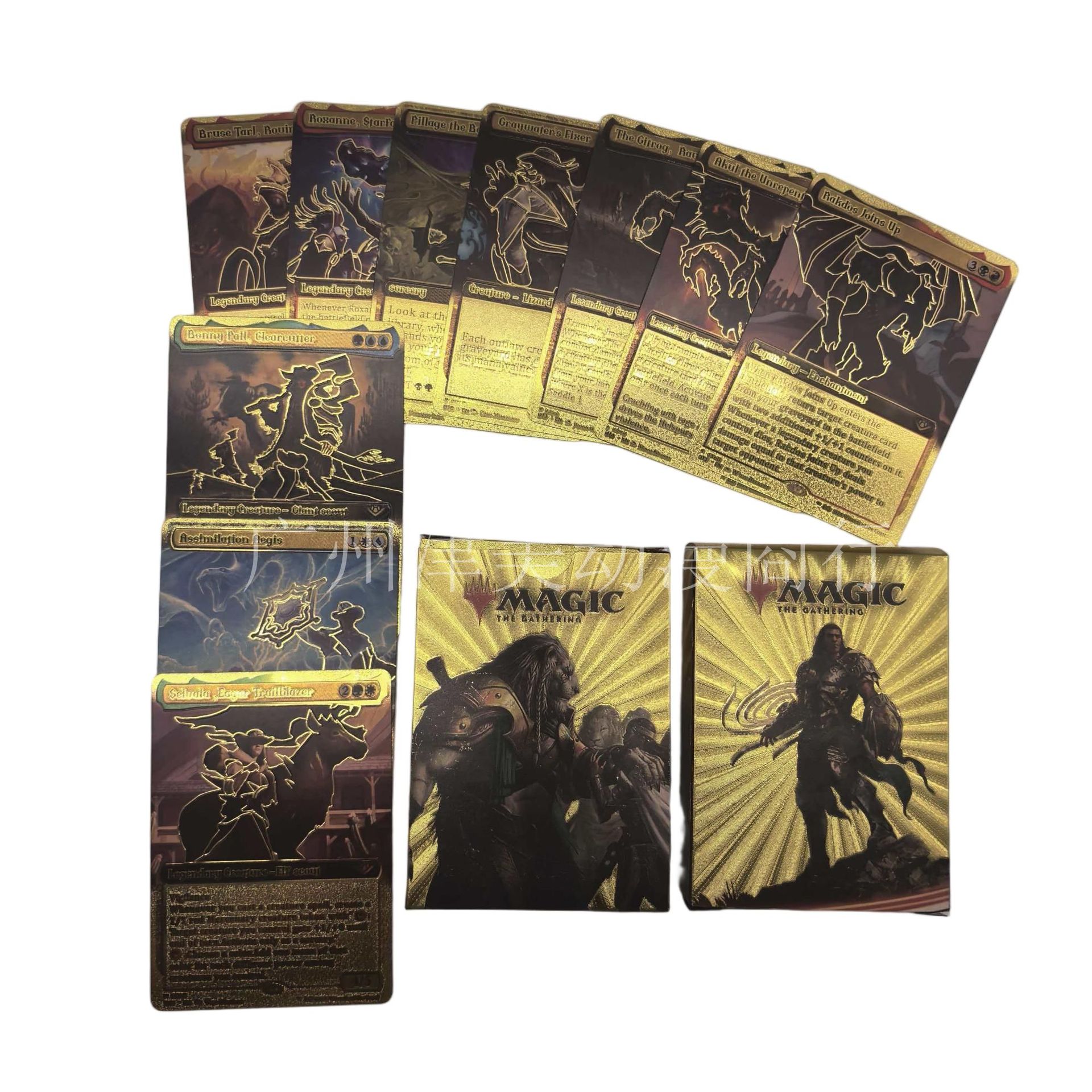 Magic: The Gathering Gold Foil Trading Cards - 55 Cards