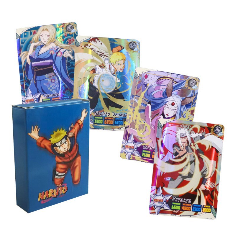 Naruto Foil Trading Cards - 50 Cards - English Edition