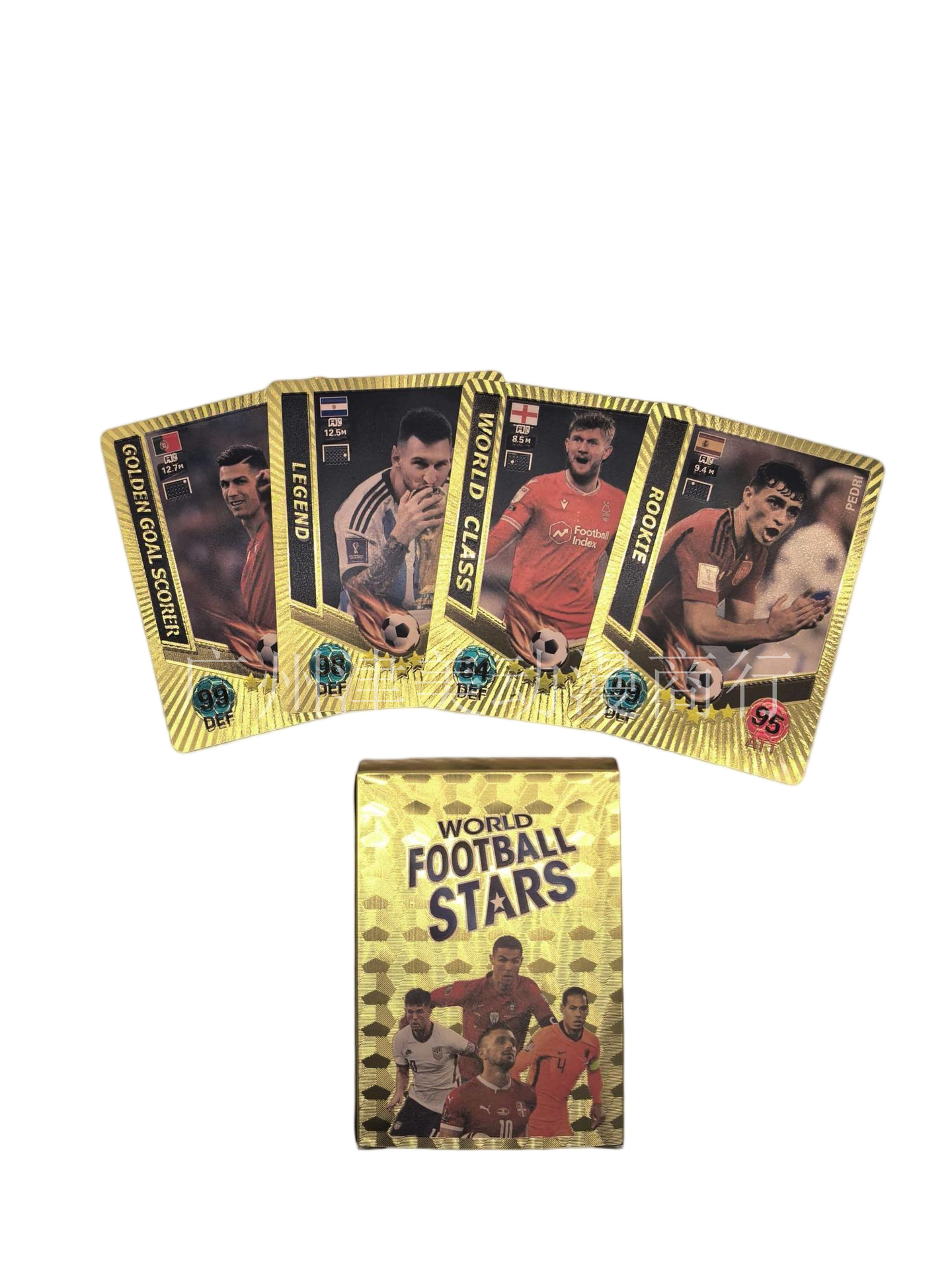 Football Star Collectible Cards - D Version Gold - 55 Cards