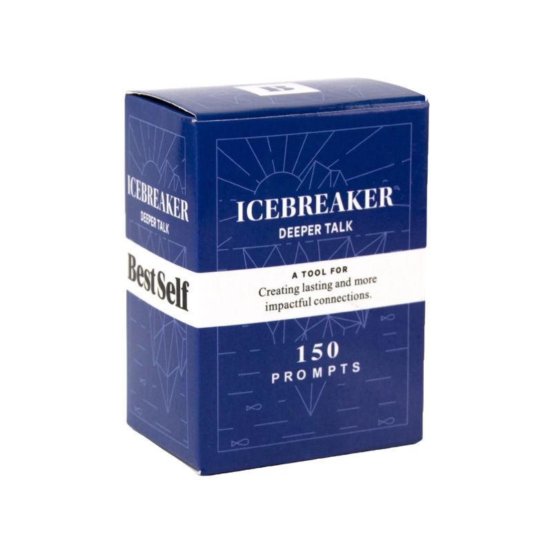 Icebreaker Deep Talk Deeper Edition Conversation Cards - English Edition