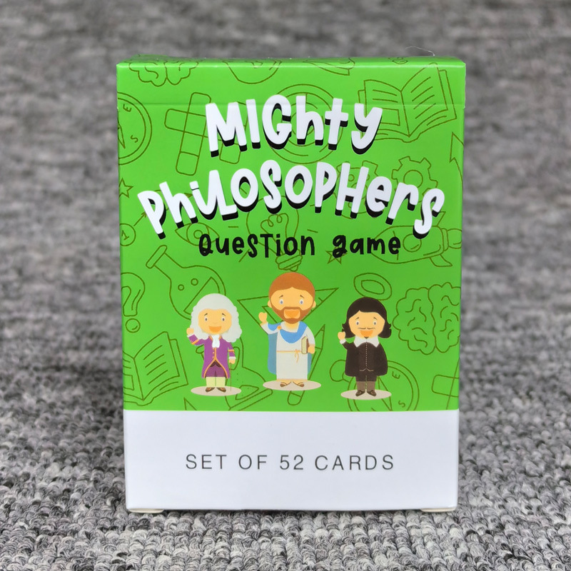 Mighty Philosophers Question Game Cards
