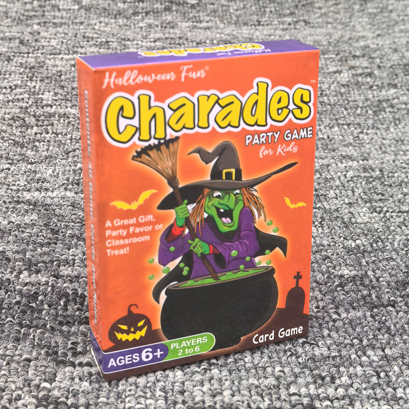 Halloween Fun Charades Party Game for Kids