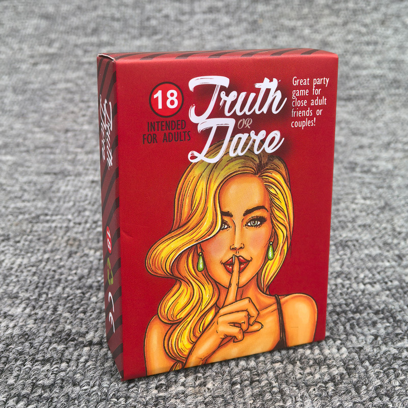 Truth or Dare Adult Card Game - Red Box