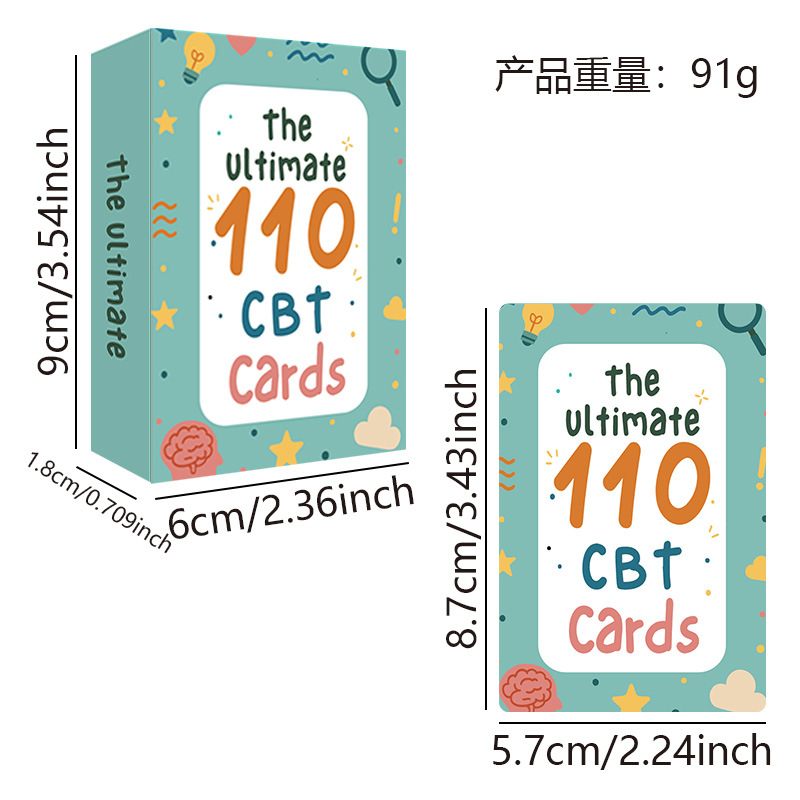 The Ultimate 110 CBT Mental Health Cards product view 2