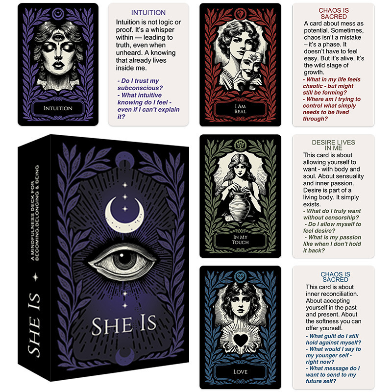 Activity, Wellness and Educational Card Decks – 13 Options – SHE IS – 52 Healing Cards