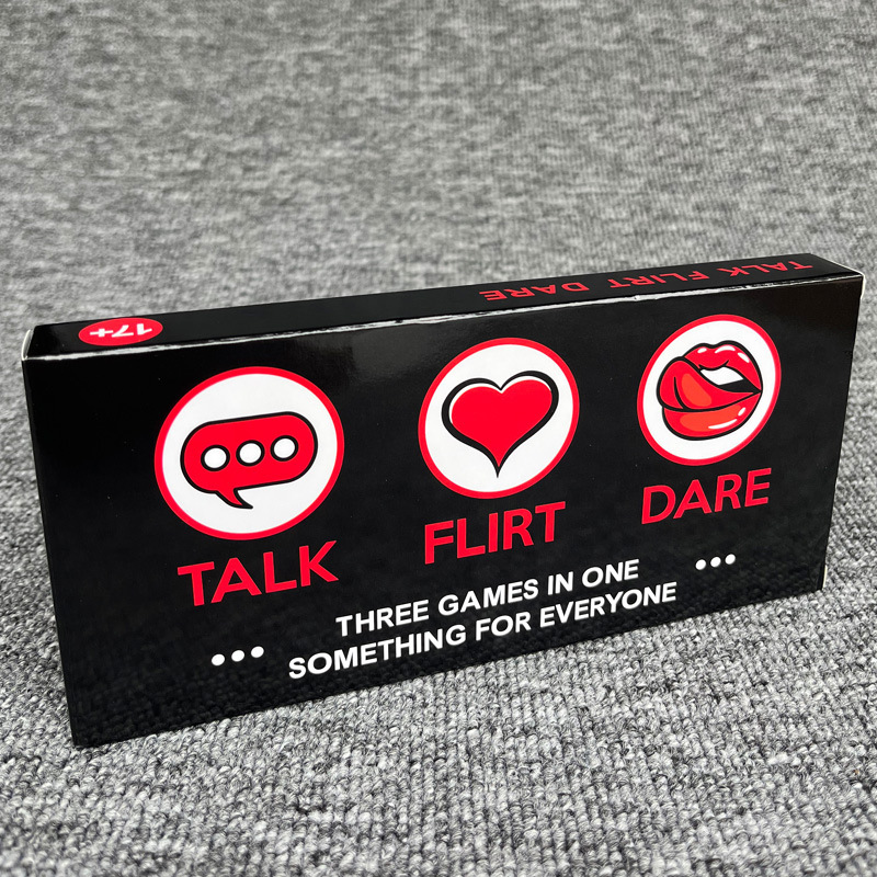 Talk Flirt Dare Couples Card Game