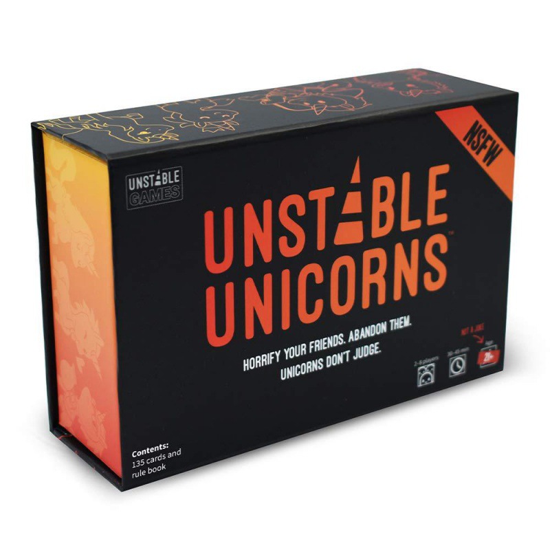 Unstable Unicorns Second Edition Card Game - Black Box - English Edition