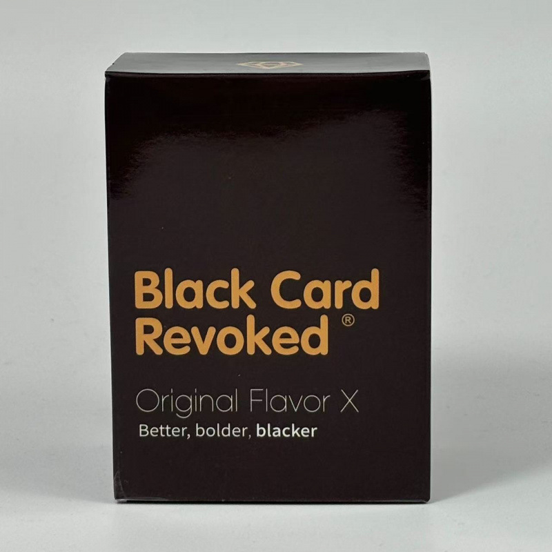 Black Card Revoked: Better, Bolder, Blacker English Party Card Game – Black Card Revoked – Brown