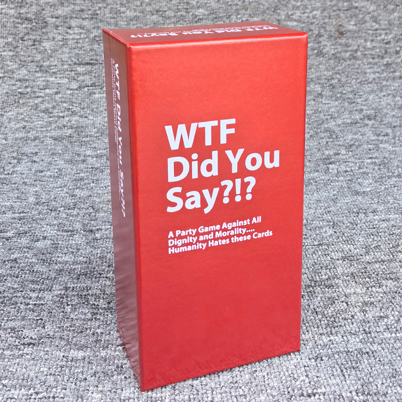 WTF Did You Say?!? Party Card Game