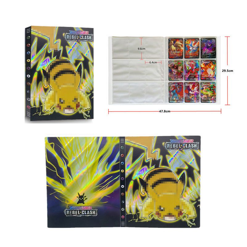 Pokemon - Trading Card Binder - 9-Pocket - Holographic - Design 9-38